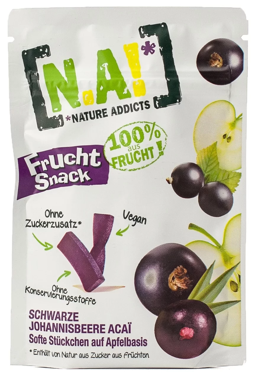 N.A! Gyümölcsrudacskák fekete ribiszke és acai 35 g