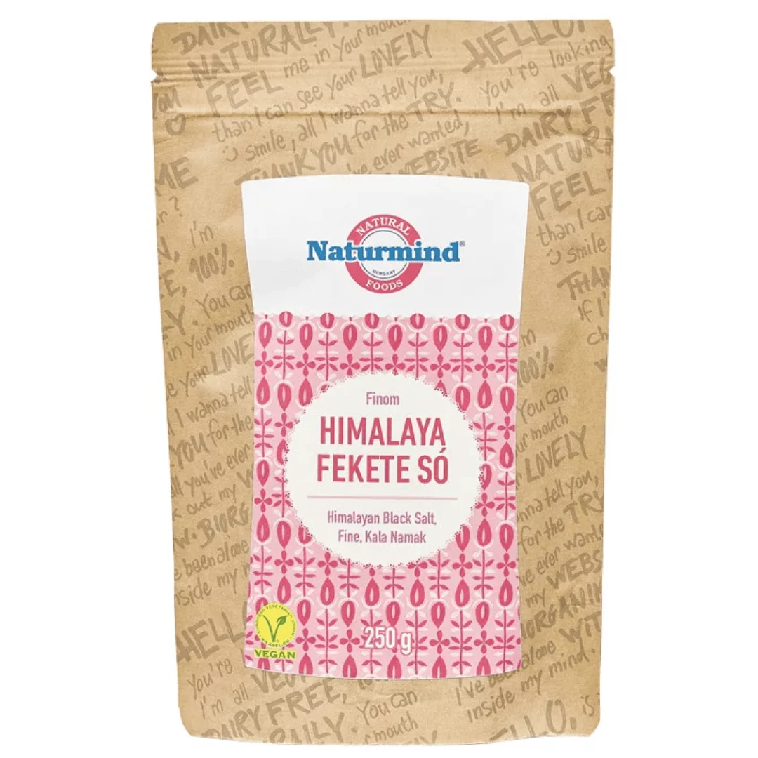 Naturmind Himalaya fekete só, finom 250 g