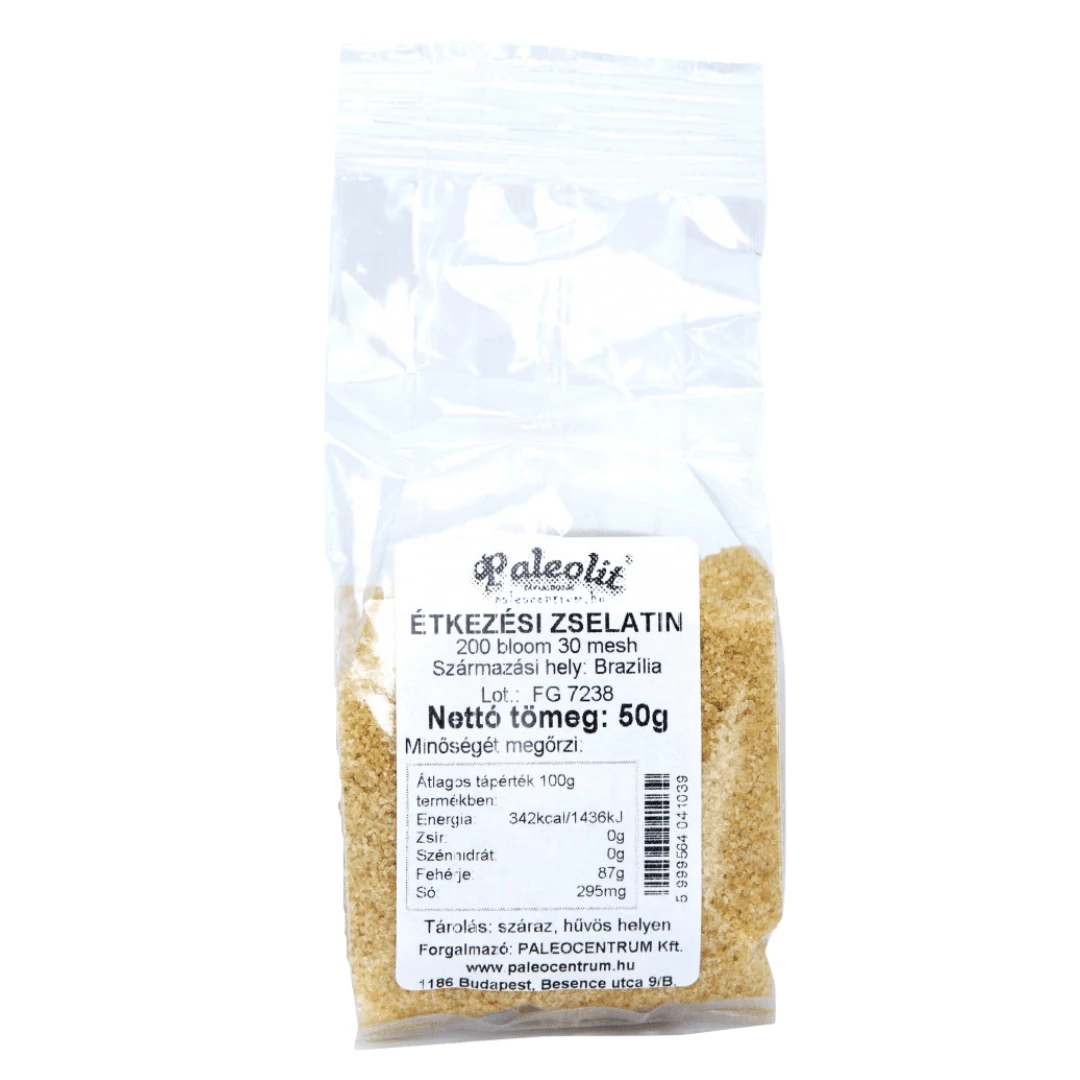 Paleolit Zselatin étkezési, marha 200 bloom 50 g