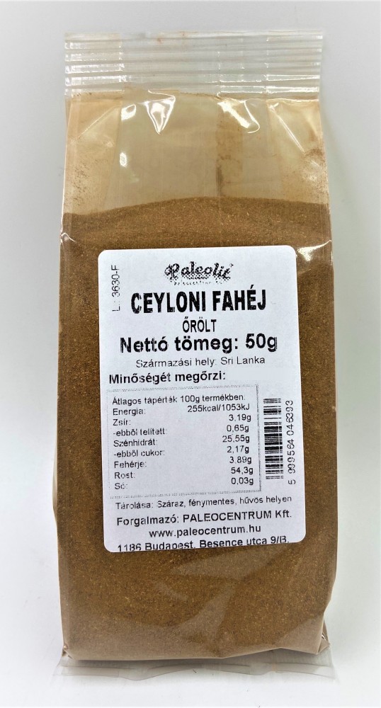 Paleolit Ceyloni fahéj őrölt 50 g