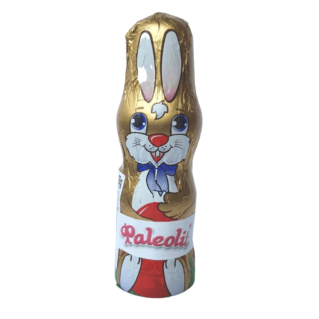 Paleolit Nyúl figura kókusztejes csokoládéból édesítőszerrel 25 g