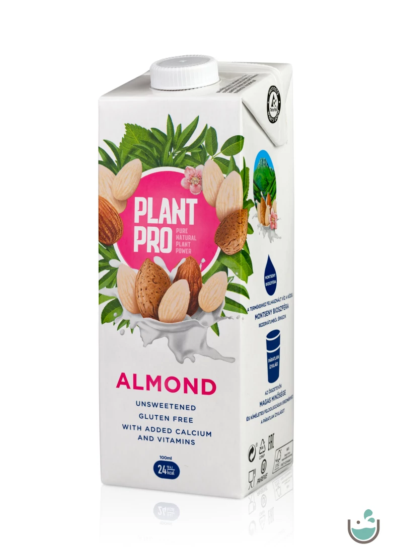 Plant Pro Édesítetlen mandulaital kalciummal és vitaminokkal dúsítva 1000 ml