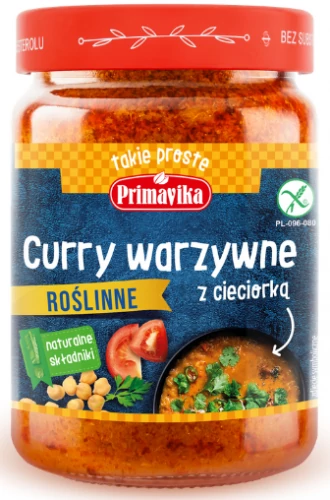 Primavika Vegán tésztaszósz zöldséges curry 300 g