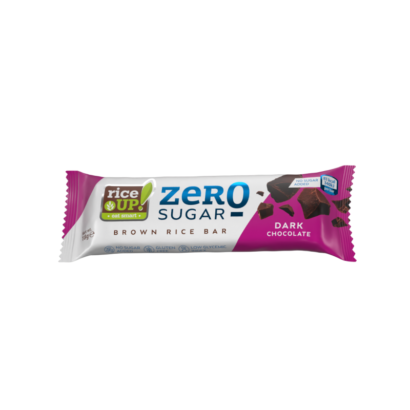 Rice UP! Zero Rizsszelet étcsokokoládéval hozzáadott cukor nélkül 18 g