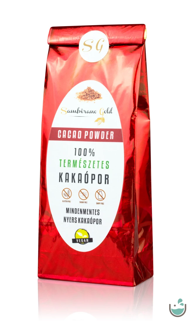 Sambirano Gold – Nyers, teljes értékű kakaópor 100 g