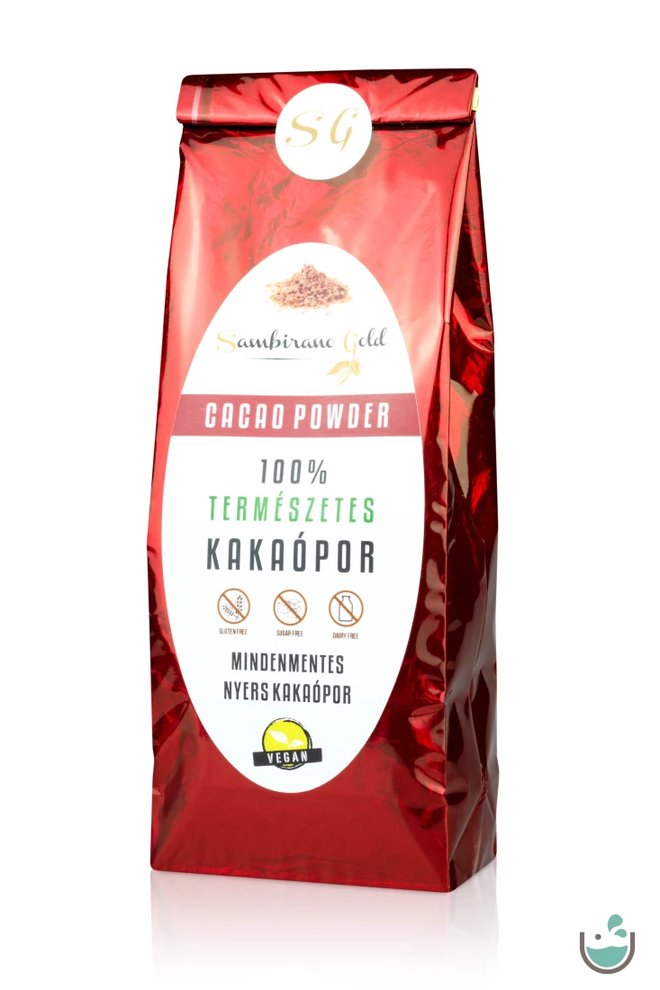 Sambirano Gold – Nyers, teljes értékű kakaópor 250 g