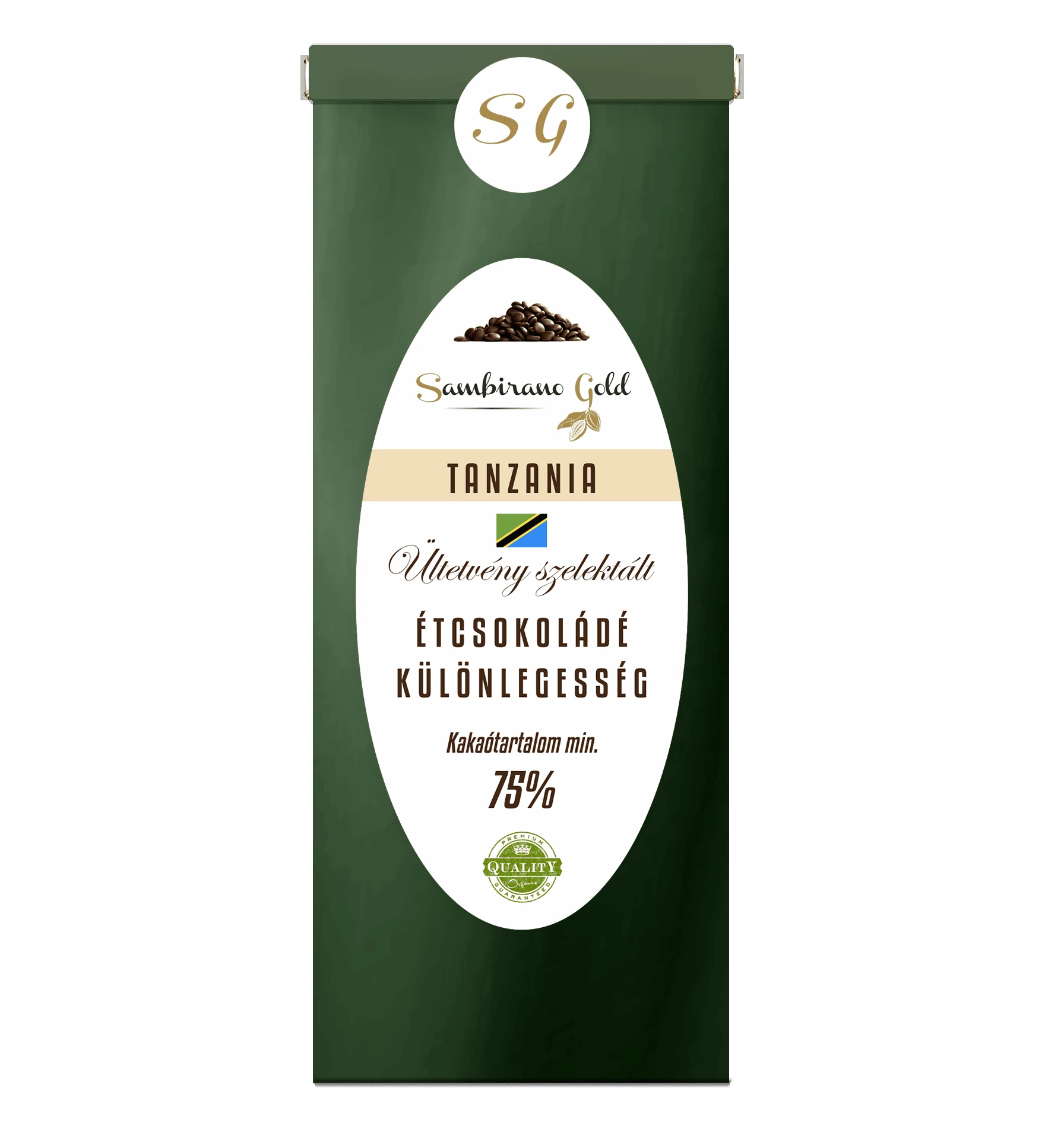 Sambirano Gold Tanzániai Étcsokoládé Különlegesség (75%) 50 g
