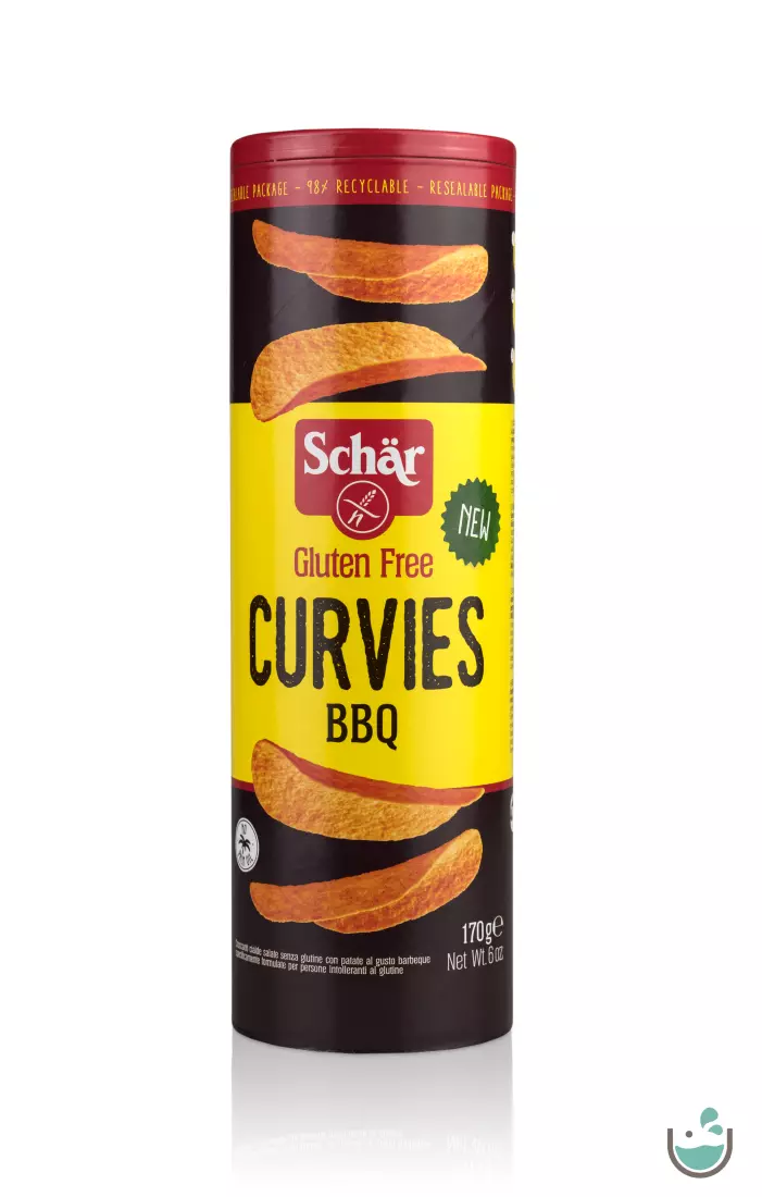 Schär Curvies BBQ Ízesítésű Chips (gluténmentes) 170 g