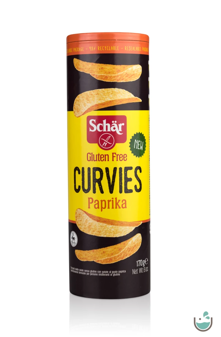 Schär Curvies Paprikás Chips (gluténmentes) 170 g