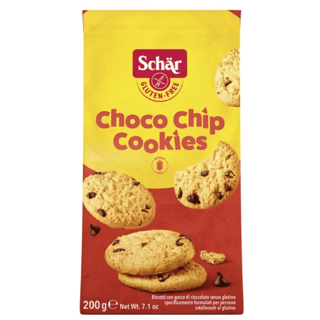 Schär Choco Chip gluténmentes pepitas csokoládés keksz 200 g