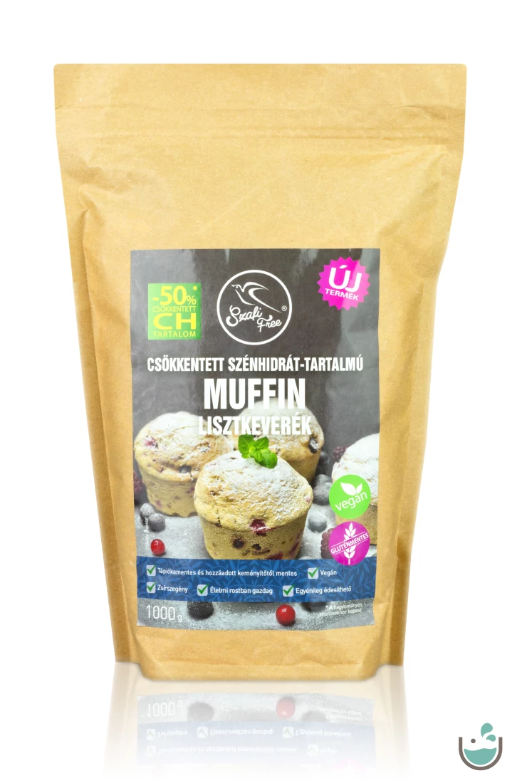 Szafi Free csökkentett szénhidrát-tartalmú muffin/piskóta lisztkeverék 1000 g