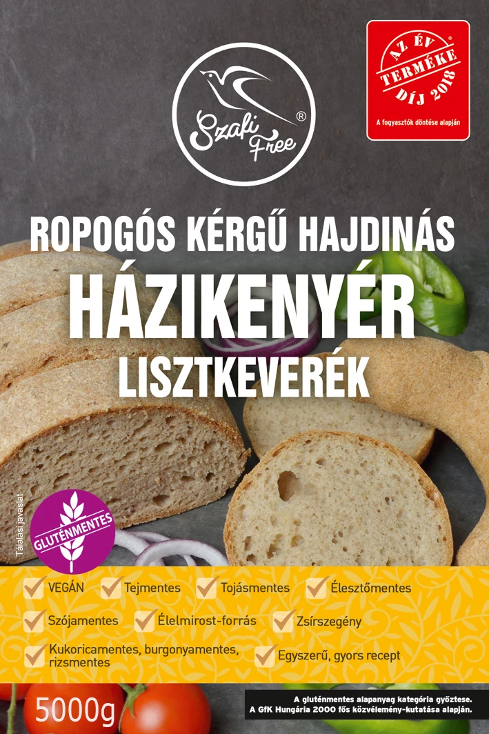 Szafi Free Ropogós kérgű házikenyér lisztkeverék 5000 g