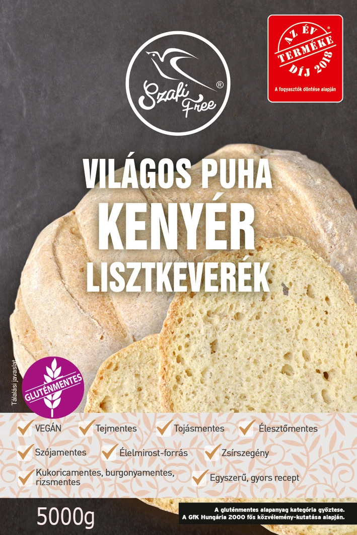 Szafi Free világos puha kenyér lisztkeverék 5000 g