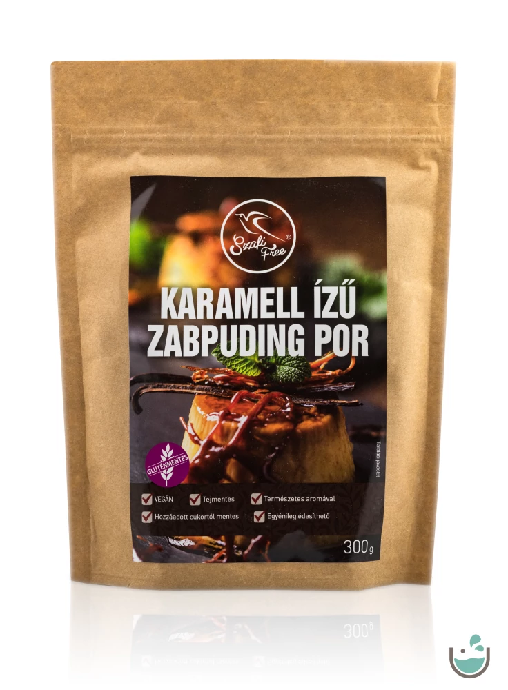 Szafi Free Karamell ízű zabpuding por 300 g