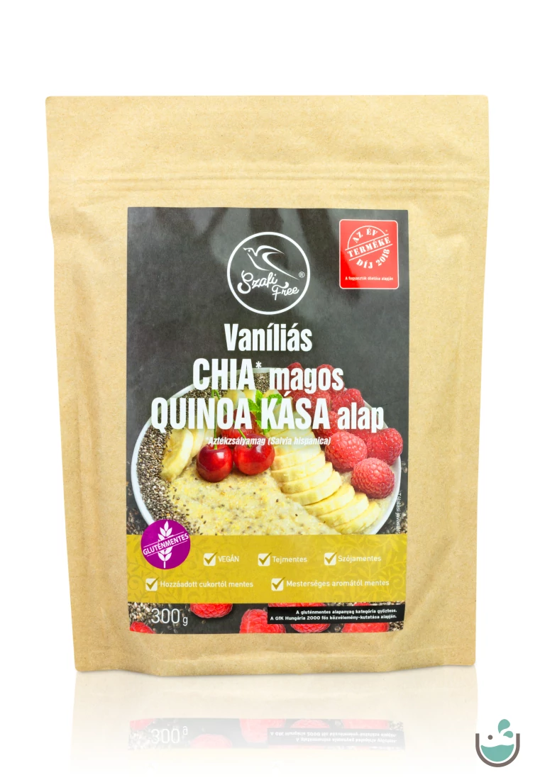Szafi Free reggeliző vaníliás chia magos quinoa kása alap 300 g