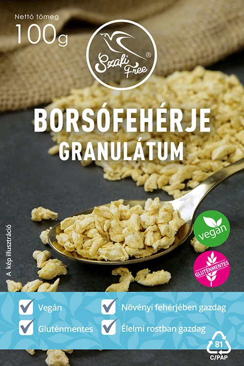 Szafi Free Borsófehérje granulátum 100 g