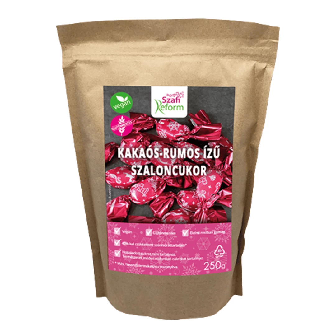 Szafi Reform Kakaós-Rumos ízű szaloncukor 250 g