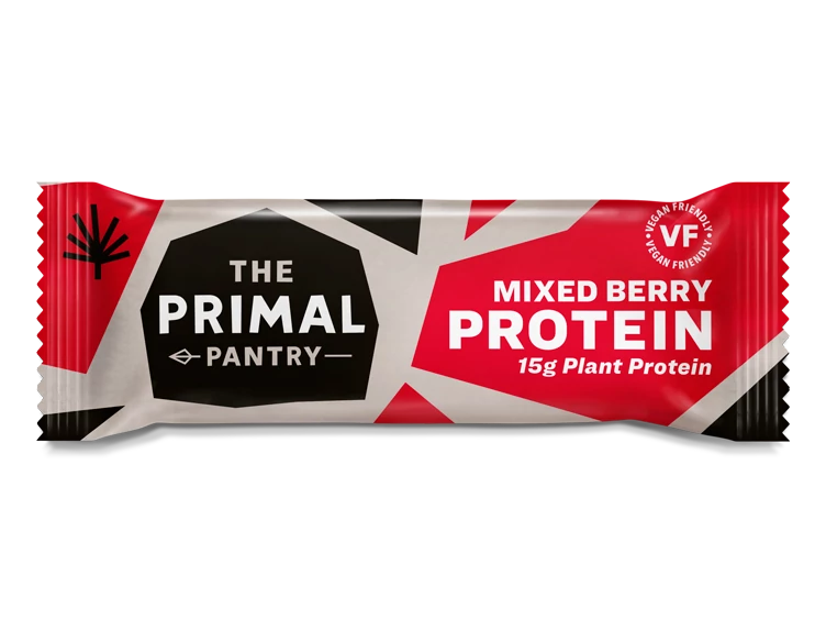The Primal Pantry Vegyes gyümölcsös vegán protein szelet 55 g