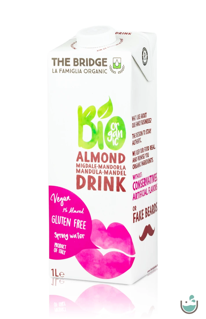 The Bridge bio mandulaital 1000 ml (3%-os szárazanyag-tartalom)