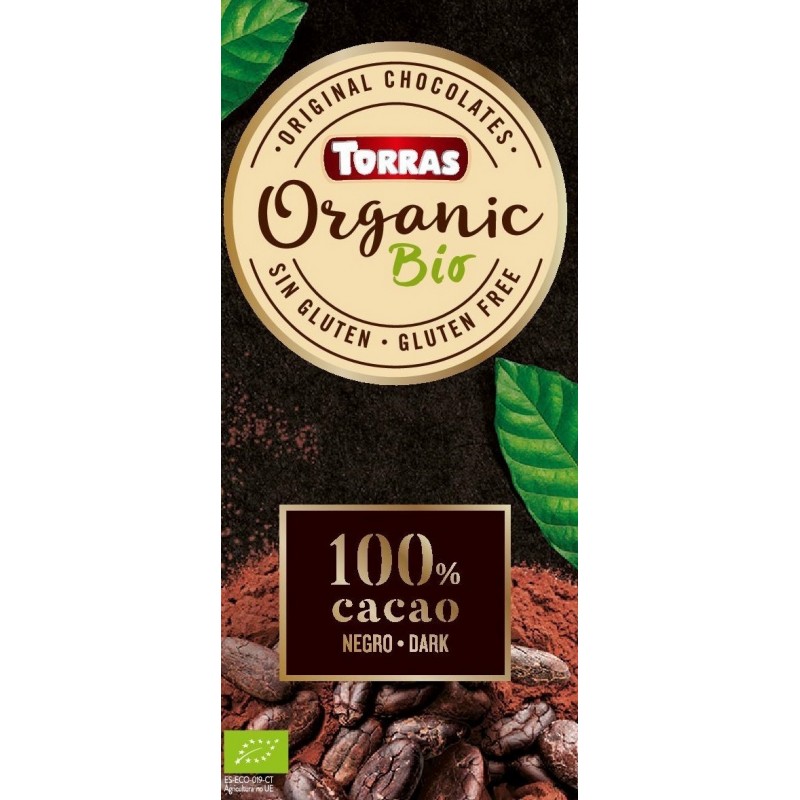 Torras 100% kakaótartalmú étcsokoládé 100 g 