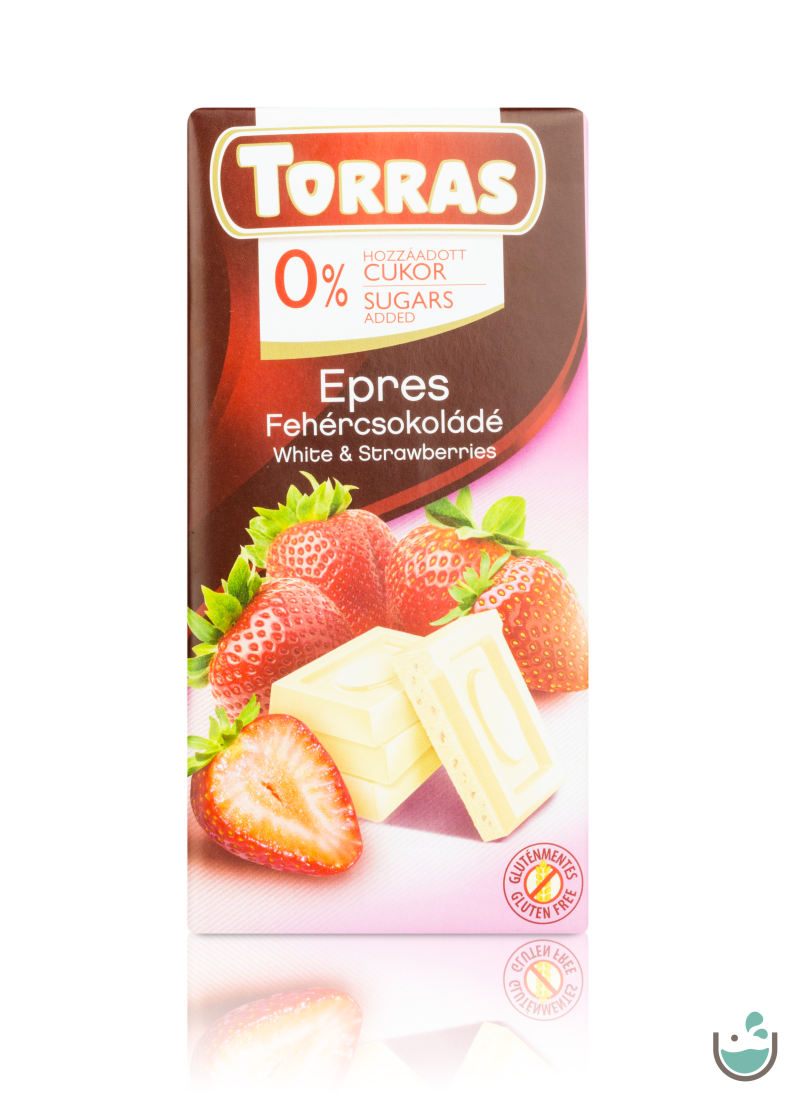 Torras Epres fehércsokoládé hozzáadott cukor nélkül (gluténmentes) 75 g