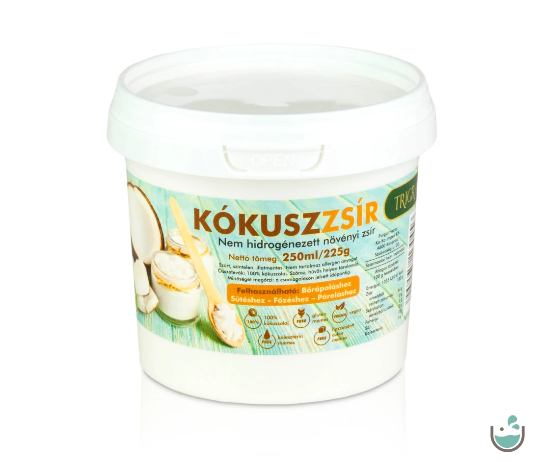 Trigramm kókuszzsír (nem hidrogénezett) 250/500/1000 ml