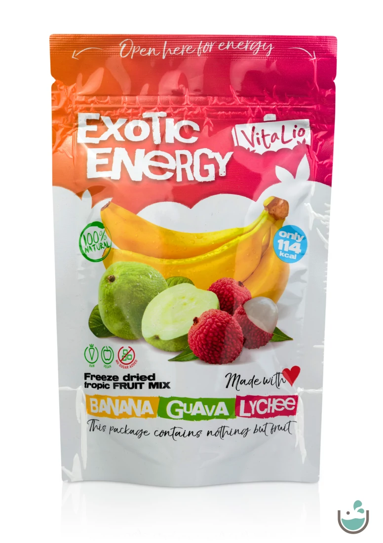 VitaLio Exotic Energy liofilizált trópusi gyümölcs mix 20 g