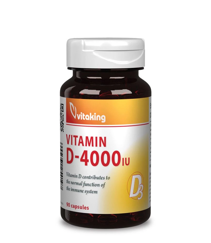 Vitaking D3-Vitamin 4000NE – 90 db