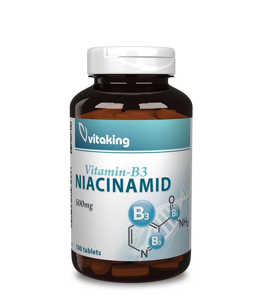 Vitaking Niacinamid (B3 Vitamin) 500 mg - 100 db