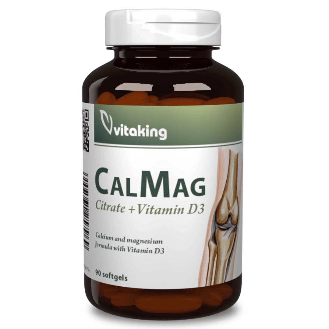 Vitaking CalMag Citrát + D3-Vitamin - 90 db