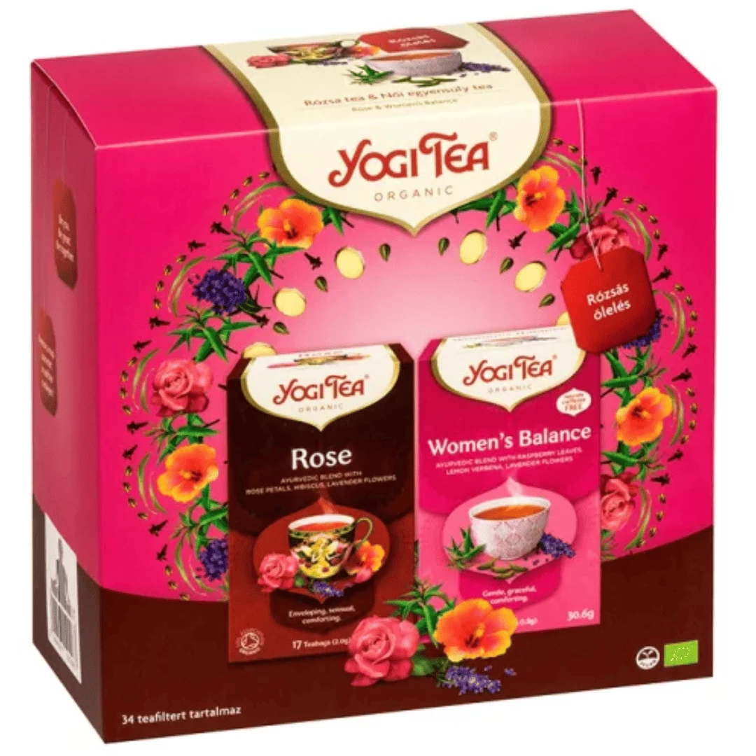  YOGI TEA® RÓZSÁS ÖLELÉS SZETT 34 FILTER