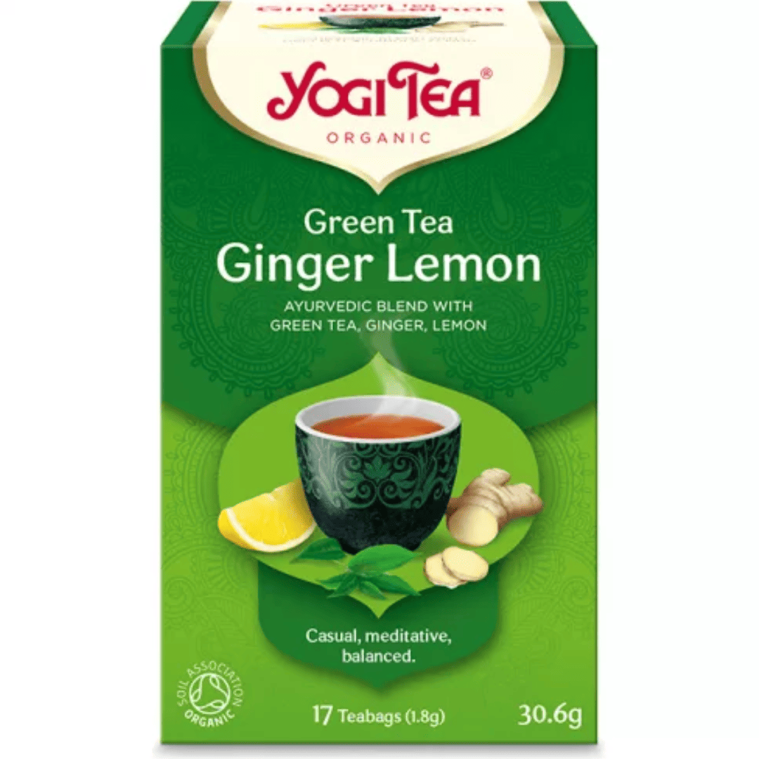YOGI TEA® BIO ZÖLD TEA GYÖMBÉRREL ÉS CITROMMAL