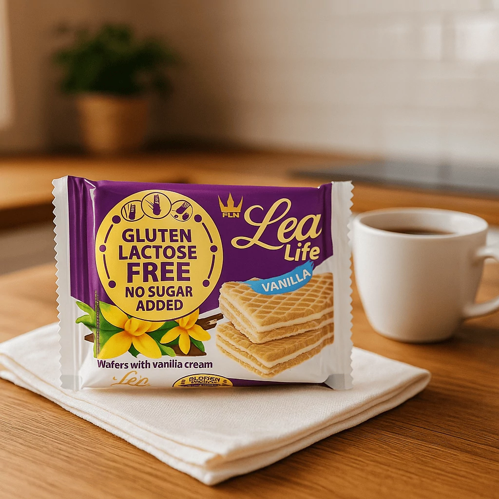 Lea Life – Vaníliás hozzáadott cukor, glutén, laktóz nélkül 95 g