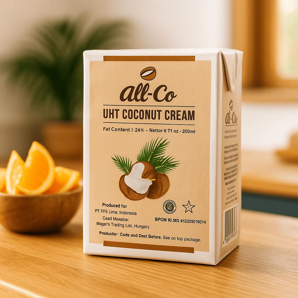 All-Co 24% zsírtartalmú kókusztejszín 200 ml
