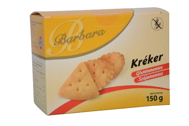 Barbara Gluténmentes Sós Kréker 150 g 
