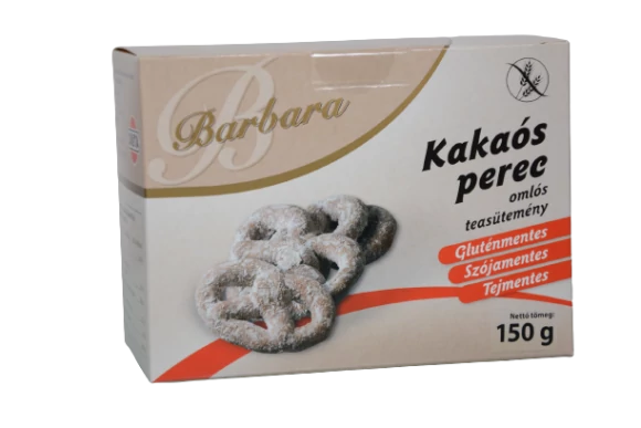 Barbara Gluténmentes Kakaós Perec 150 g