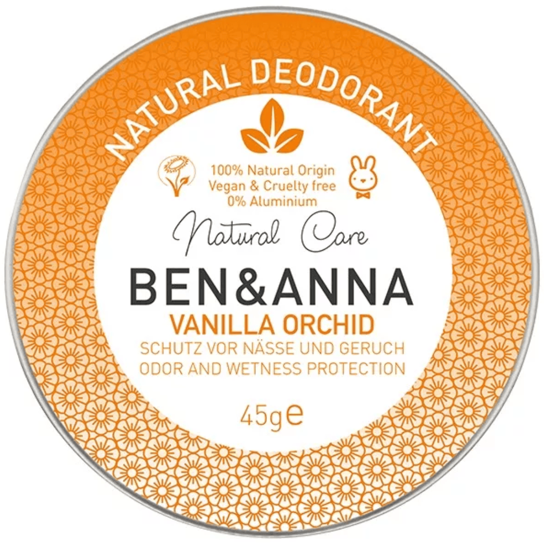 BEN&ANNA Vanilla orchid natúr tégelyes krémdezodor 45 g