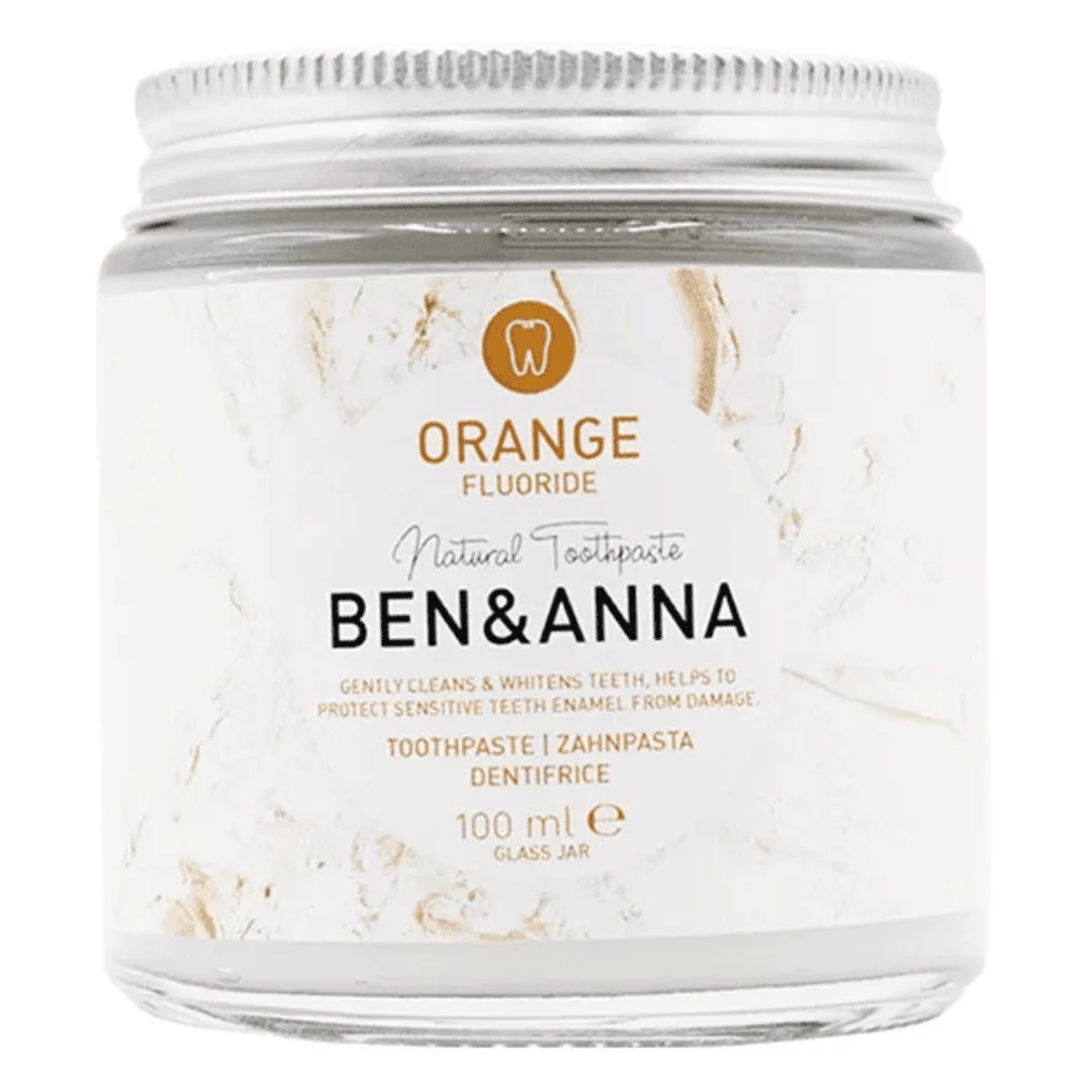 BEN&ANNA Tégelyes narancsos fogkrém érzékeny fogakra 100 ml