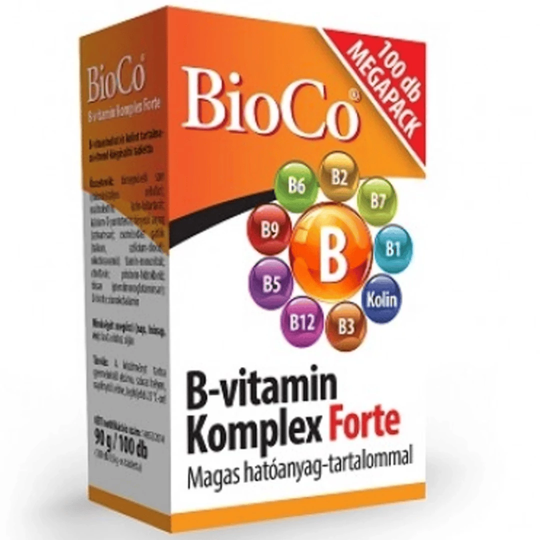 BioCo B-vitamin Komplex Forte - 100 db 