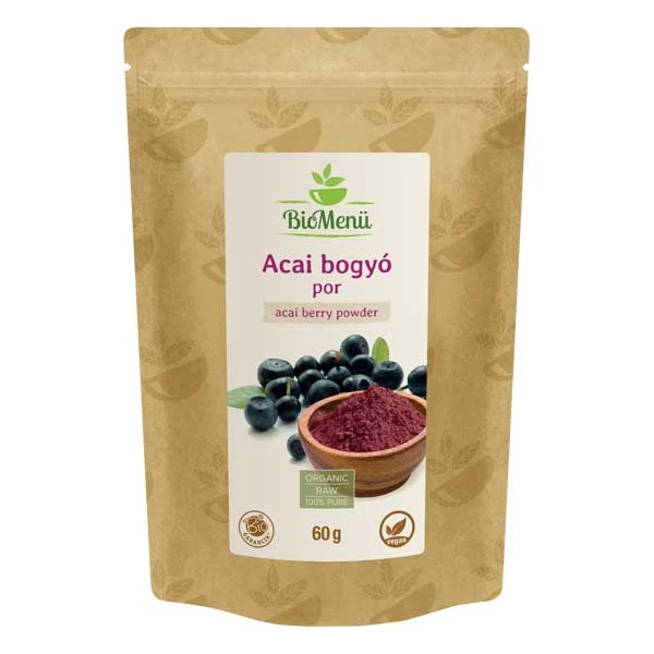 BioMenü BIO ACAI bogyó por 60 g