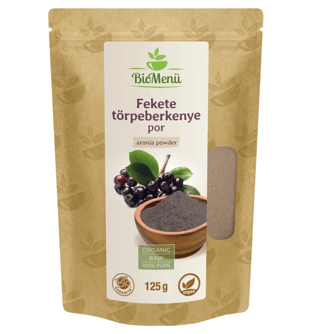 BioMenü BIO Fekete TÖRPEBERKENYE por 125 g