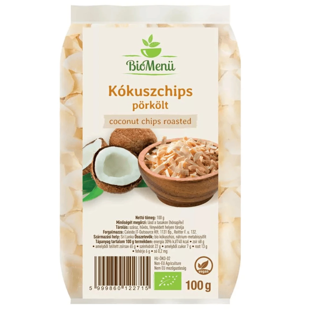 BioMenü BIO KÓKUSZCHIPS pörkölt 100 g