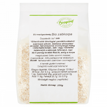 Biopont Bio Zabkorpa 250 g         