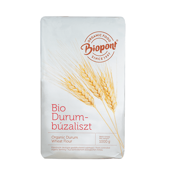 Biopont Durumbúzaliszt sima 1000 g