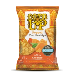 Corn Up Tortilla chips Cheddar sajt ízű 60 g