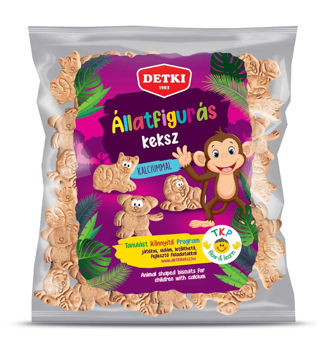 Detki állatfigurás háztartási keksz 160g