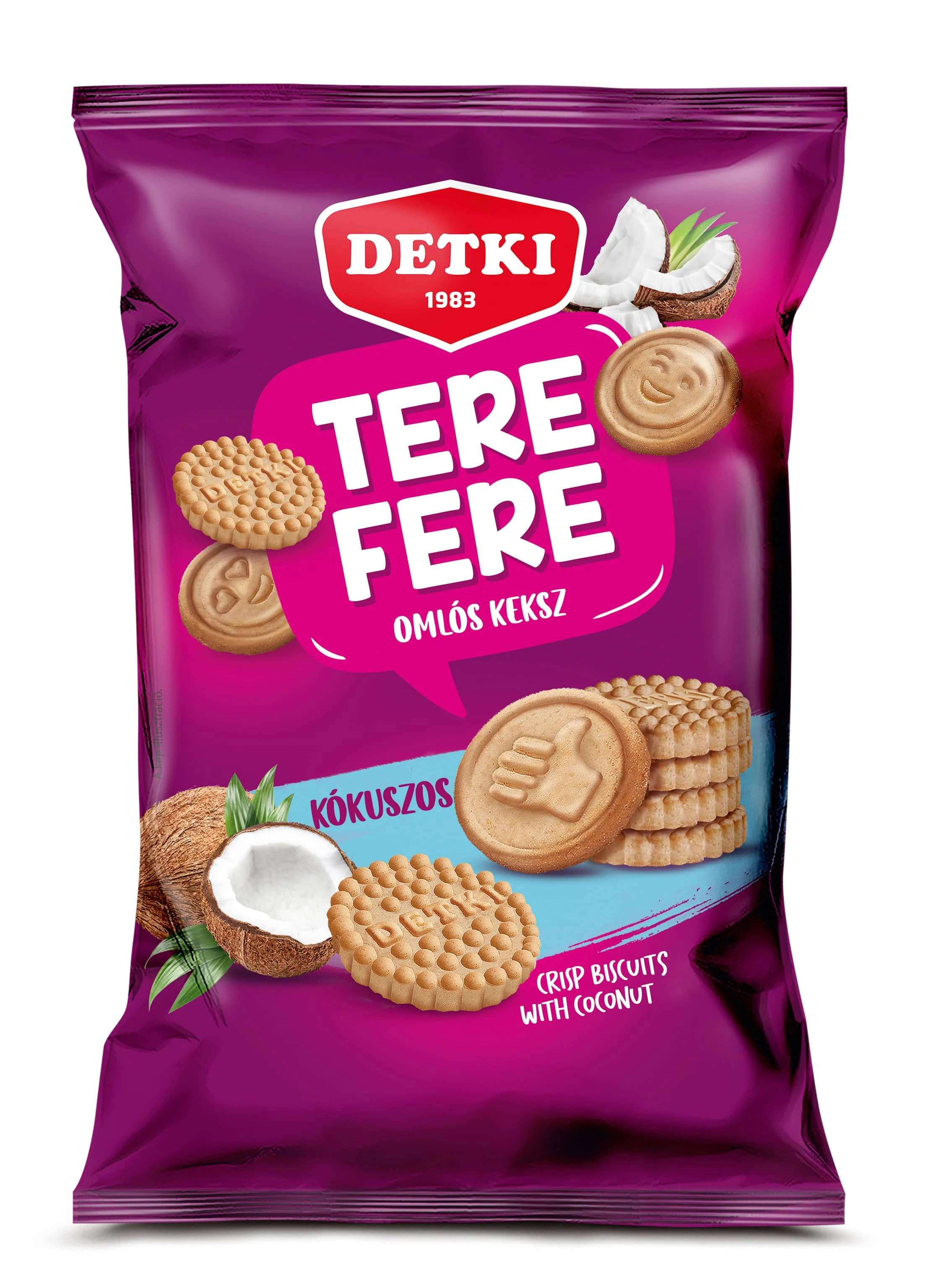 Detki Tere-Fere kókuszos omlós keksz 180g