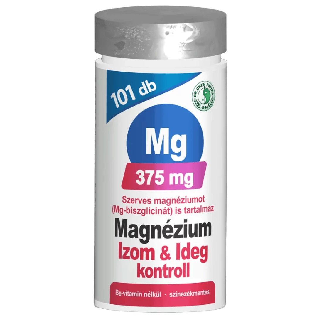 Dr. Chen Magnézium 375 mg izom & ideg kontroll tabletta - 101 db