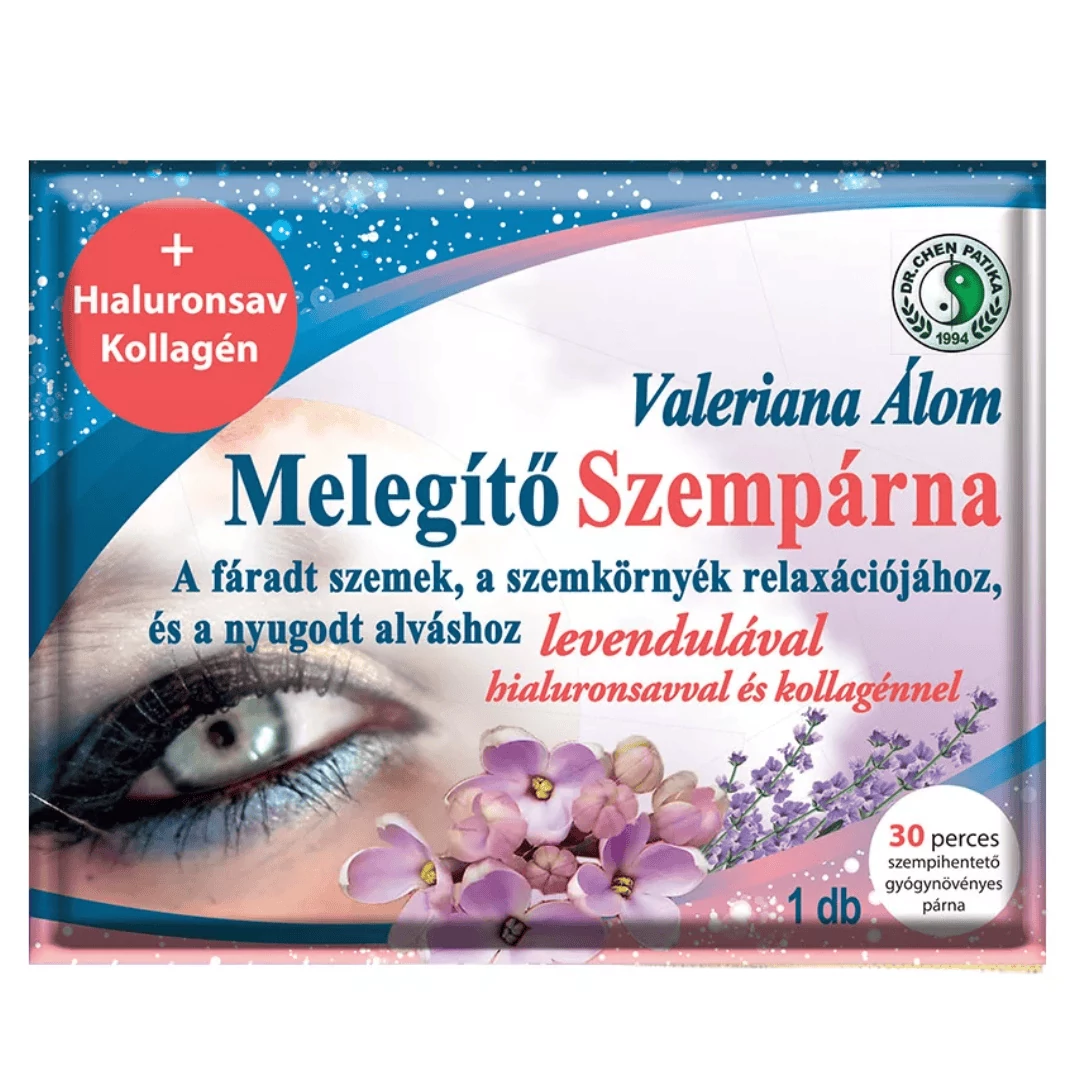 Dr. Chen Valeriana Álom szempárna hyaluronnal - 1 db