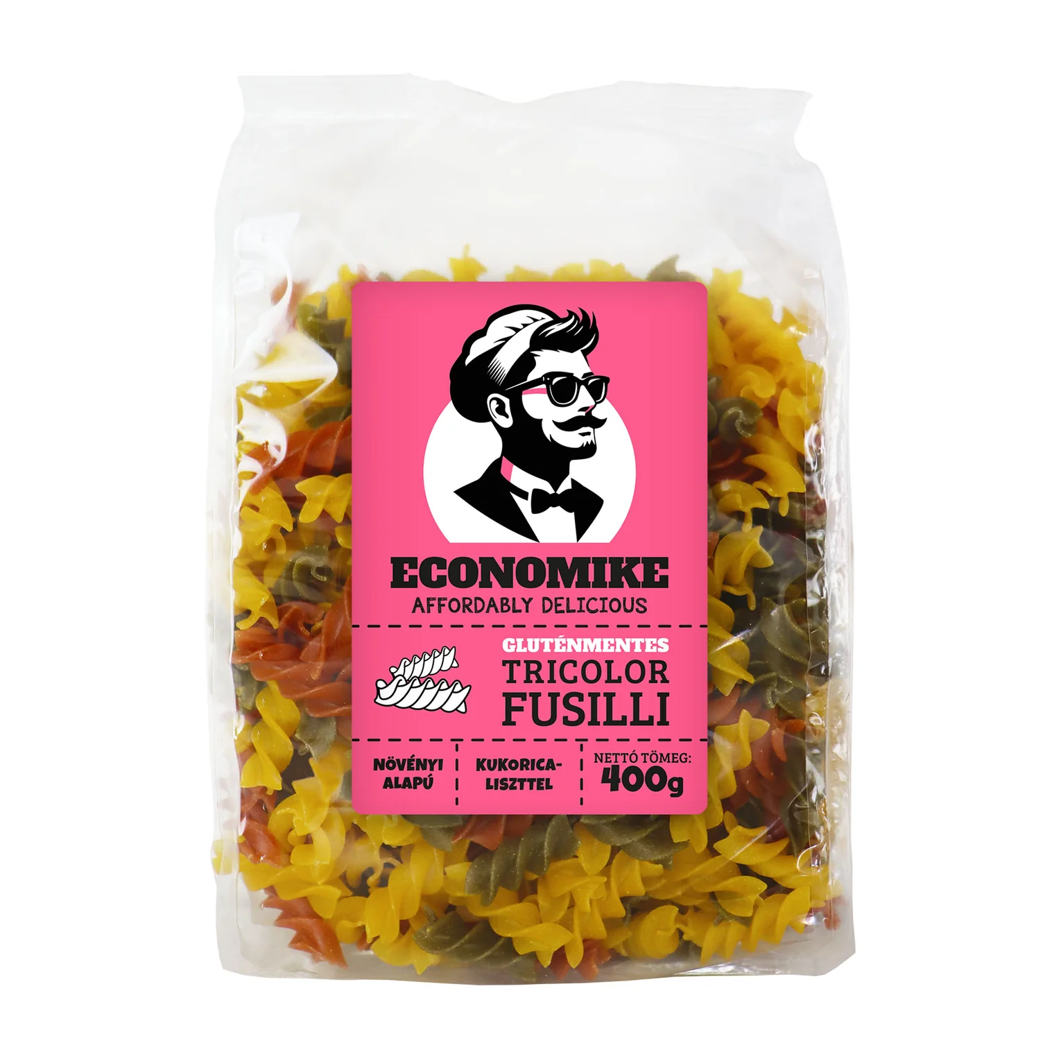 Éden Prémium Economike Gluténmentes kukorica tészta tricolor orsó 400g